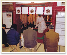 妻垣神社　安心院高校合格祈願祭